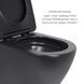 Комплект Qtap Robin Matt Black 2 в 1: унітаз підвісний Ultra Quiet QT13332381АSMB + біде підвісне QT1355046FMB SD00053752 фото 4