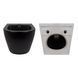 Комплект Qtap Robin Matt Black 2 в 1: унітаз підвісний Ultra Quiet QT13332381АSMB + біде підвісне QT1355046FMB SD00053752 фото 8
