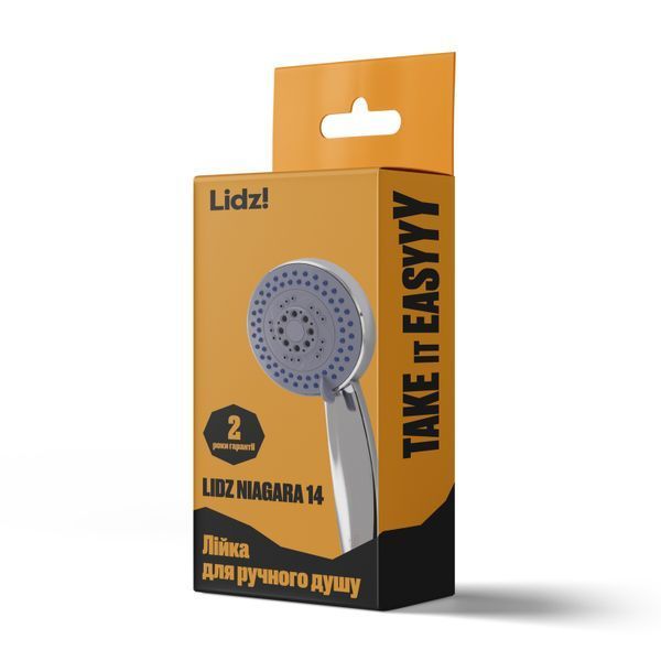 Лійка для ручного душу Лейки Lidz Niagara 14 95 мм округла LDNIA14CRM35465 Chrome SD00041569 фото
