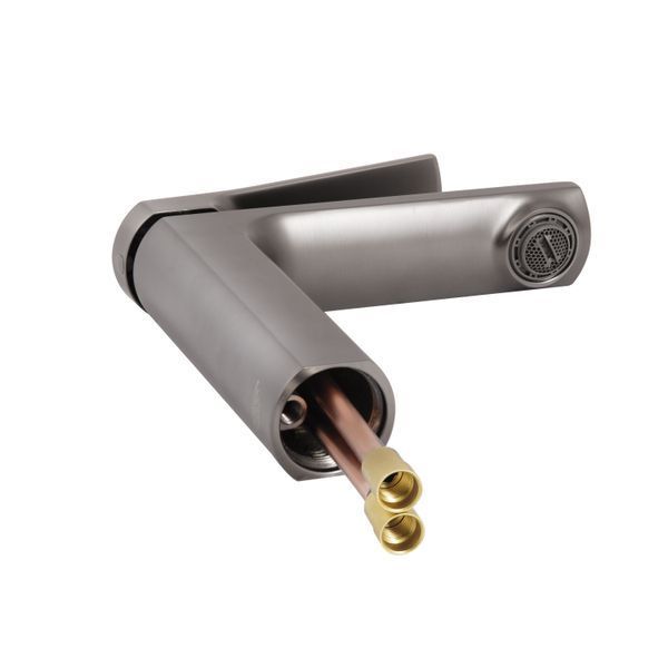 Змішувач для раковини Qtap Slavonice QTSLA270GMB45924 Gunmetal Black PVD SD00052048 фото