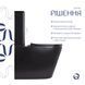 Унітаз підлоговий Qtap Scorpio Ultra Quiet безобідковий з сидінням Soft-close MATT BLACK QT14226088AMB SD00052562 фото 4