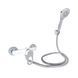 Змішувач для душу Lidz Latwa 010 (з душовим гарнітуром) (k40) LDLAT010WHI45426 White SD00051550 фото 1