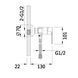 Змішувач для душу Lidz Latwa 010 (з душовим гарнітуром) (k40) LDLAT010WHI45426 White SD00051550 фото 2