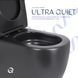Унітаз підлоговий Qtap Robin Ultra Quiet безобідковий з сидінням Soft-close MATT BLACK QT13226083AMB SD00052566 фото 5