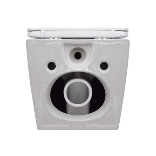 Унітаз підвісний Qtap Jay безобідковий з сідінням Soft-close QT07335175W SD00053467 фото