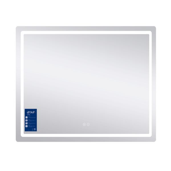 Дзеркало Qtap Mideya (MI2) 900х700 з LED-підсвічуванням Touch, з антизапотіванням, з димером, рег. яскравості QT2078NCF9070 SD00054604 фото