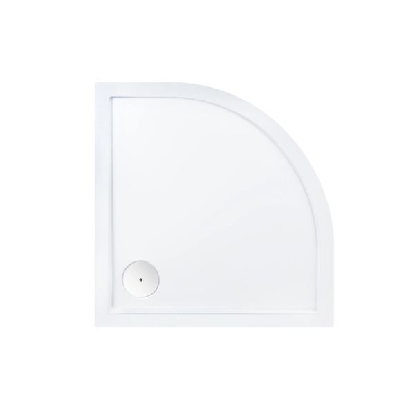 Душовий піддон Qtap Robin 308812C 80x80x12 см + сифон SD00046984 фото