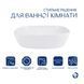Комплект Qtap Cardinal: Раковина накладна 500&times;380&times;140 мм, White, овальна + Донний клапан Pop-up PU02 SD00054588 фото 3