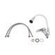 Змішувач для кухні Lidz Tani 008F3 з гнучким виливом (k40) LDTAN008F3WCR37037 Chrome/White SD00043140 фото 5