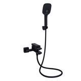 Змішувач для ванни Qtap Gemini (з душовим гарнітуром) QTGEM259BLM45682 Black Matt SD00051806 фото