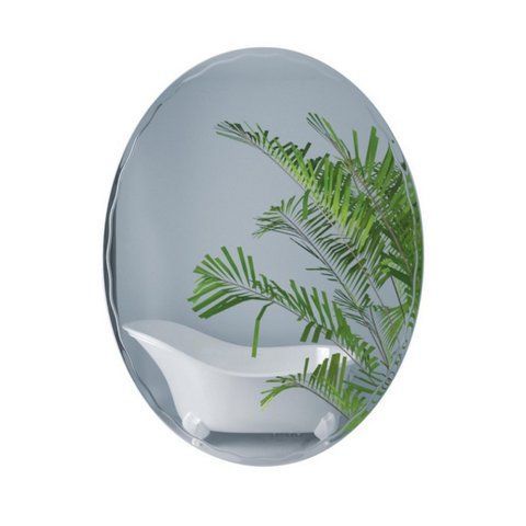 Дзеркало Lidz Latwa 140.07.11 425х575 настінне овальне з декором LD78LA4257 SD00052554 фото