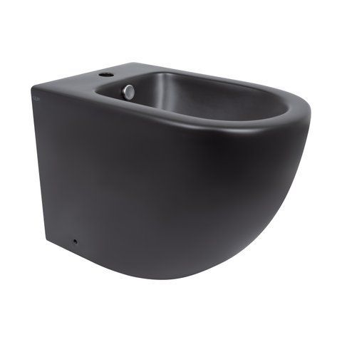 Біде підлогове Qtap Robin 565x360x405 Matt black QT13442141CMB SD00043834 фото