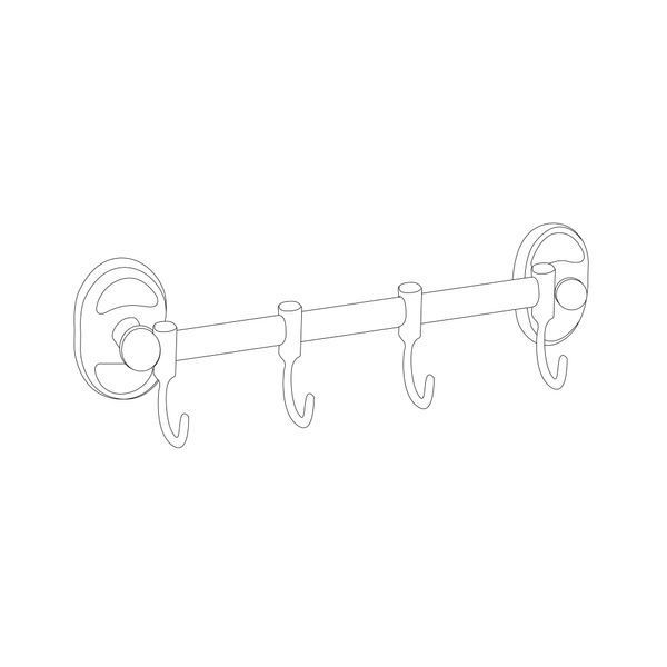 Тримач Lidz Oreo 0804 4 гачка LDORE0804CRM22175 Chrome SD00028272 фото