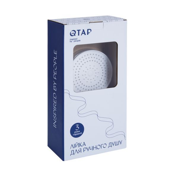 Лійка для ручного душу Qtap Rucni D 130 мм округла QTRUC125CRM45950 Chrome SD00052074 фото