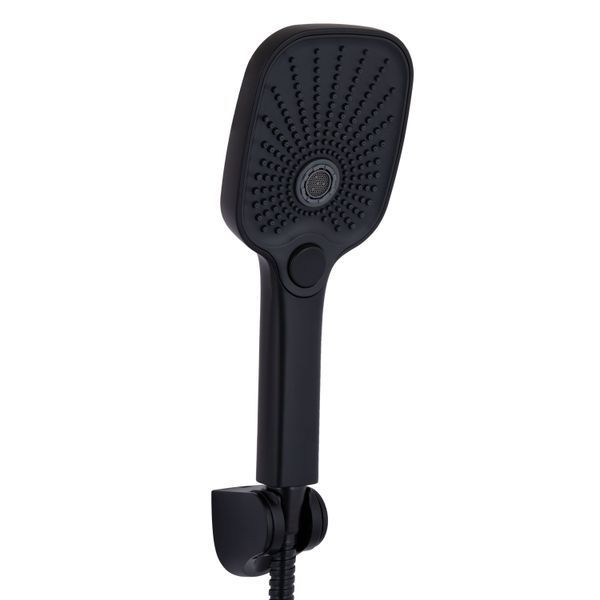 Змішувач для ванни Qtap Gemini (з душовим гарнітуром) QTGEM259BLM45682 Black Matt SD00051806 фото