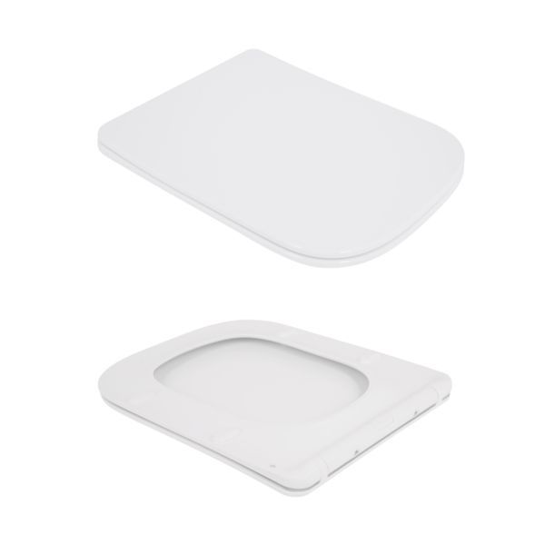 Унітаз підвісний Qtap Crow безобідковий з сідінням Soft-close QT05335170W SD00053468 фото