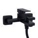 Змішувач для ванни Qtap Gemini (з душовим гарнітуром) QTGEM259BLM45682 Black Matt SD00051806 фото 3