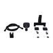 Змішувач для ванни Qtap Gemini (з душовим гарнітуром) QTGEM259BLM45682 Black Matt SD00051806 фото 7