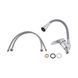 Змішувач для кухні Lidz Tani 008F3 з гнучким виливом (k40) LDTAN008F3GCR39507 Chrome/Grey SD00045611 фото 5