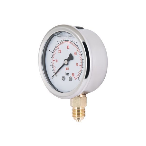 Манометр із гліцерином Thermo Alliancе Forte 4 бар, 1/4"З, нижнє підключення TAF170G4B SD00053543 фото