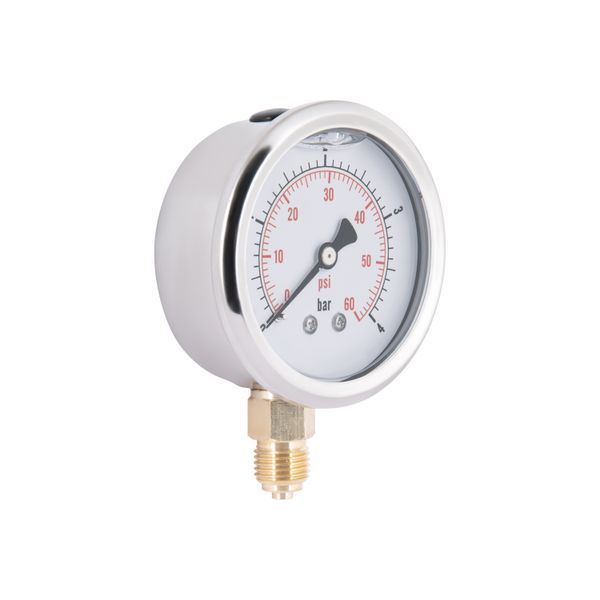 Манометр із гліцерином Thermo Alliancе Forte 4 бар, 1/4"З, нижнє підключення TAF170G4B SD00053543 фото