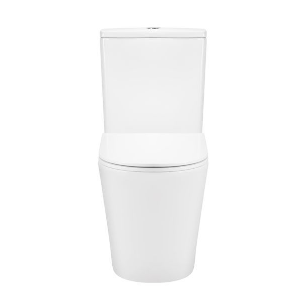 Унітаз-компакт Qtap Scorpio безобідковий з сидінням Soft-close QT14226002W SD00042527 фото