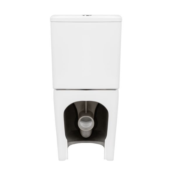 Унітаз-компакт Qtap Scorpio безобідковий з сидінням Soft-close QT14226002W SD00042527 фото