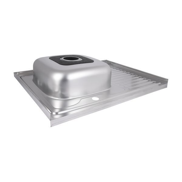 Кухонна мийка Brinex 6080-L 0,6 мм Satin (BRIN6080LSAT06) SD00054108 фото