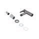 Змішувач для раковини Brinex Pure 001F низький Graphite BRIPUR001FGRP SD00053171 фото 4