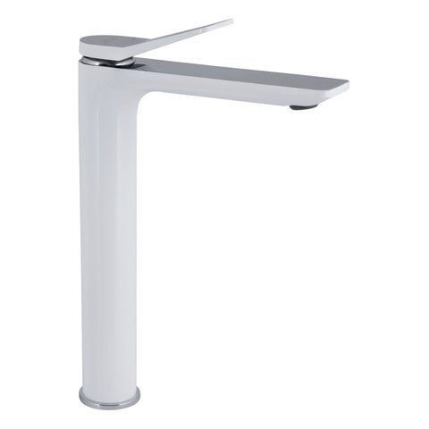 Змішувач для раковини Qtap Presto високий QTPRE269CRW45577 Chrome/White SD00051701 фото