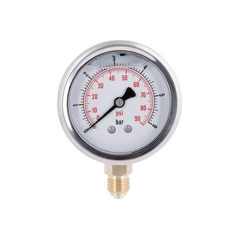 Манометр із гліцерином Thermo Alliancе Forte 6 бар, 1/4"З, нижнє підключення TAF170G6B SD00053544 фото