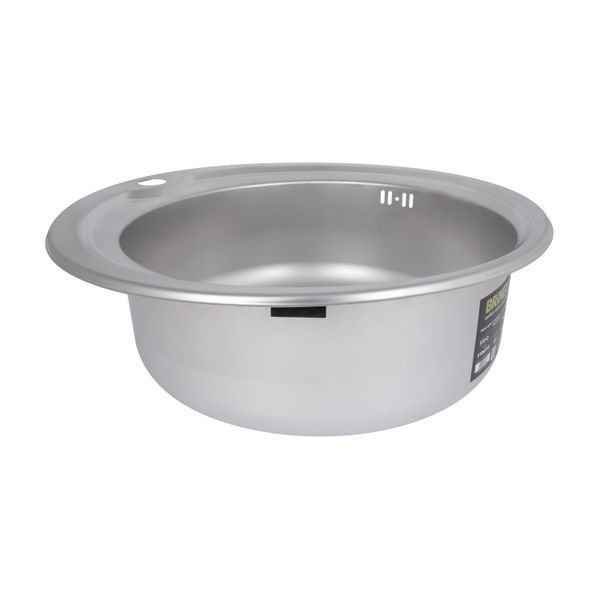 Кухонна мийка Brinex 510-D 0,8 мм Satin (BRIN510SAT08) SD00054087 фото