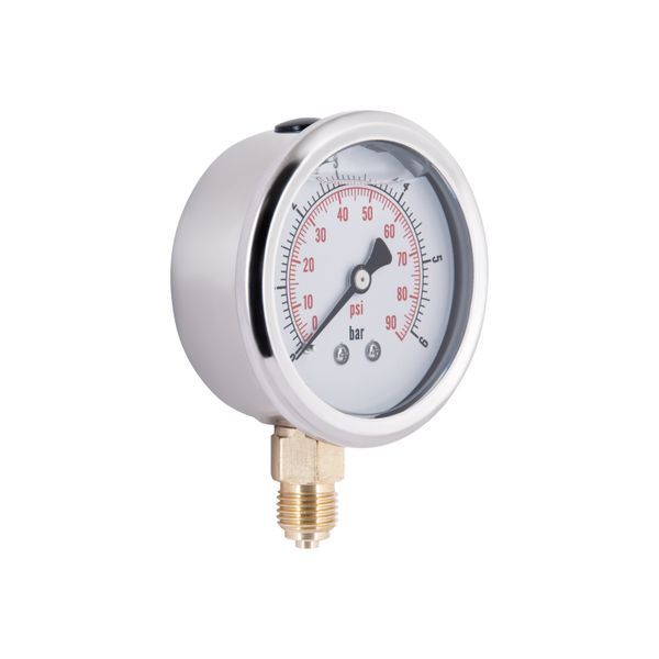Манометр із гліцерином Thermo Alliancе Forte 6 бар, 1/4"З, нижнє підключення TAF170G6B SD00053544 фото