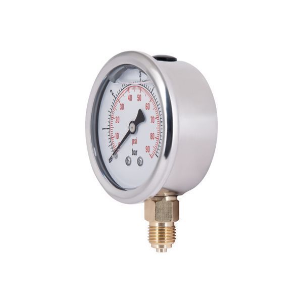 Манометр із гліцерином Thermo Alliancе Forte 6 бар, 1/4"З, нижнє підключення TAF170G6B SD00053544 фото