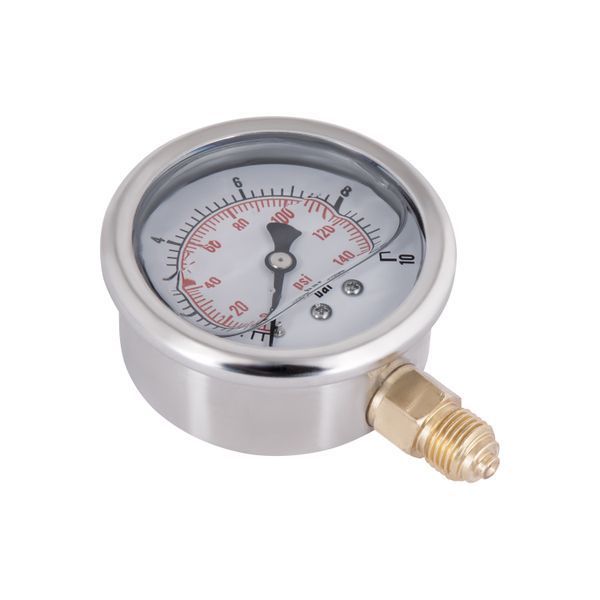 Манометр із гліцерином Thermo Alliancе Forte 10 бар, 1/4"З, нижнє підключення TAF170G10B SD00053545 фото