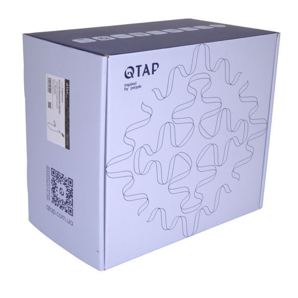 Змішувач для ванни Qtap Capricorn з душовим гарнітуром Chrome (k35) QTCAP3060102C48222 SD00054346 фото
