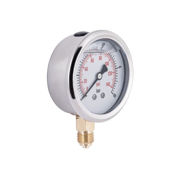 Манометр із гліцерином Thermo Alliancе Forte 10 бар, 1/4"З, нижнє підключення TAF170G10B SD00053545 фото