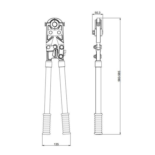 Інструмент для прес-фітинга Thermo Alliance d16-32 ручний STD-402 SD00054377 фото