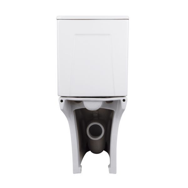 Унітаз-компакт Qtap Presto безобідковий з сідінням Soft-close QT24221217AW SD00045982 фото
