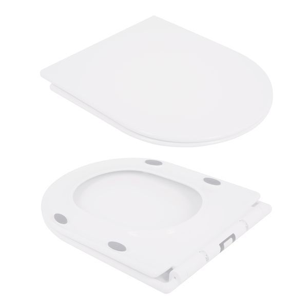 Унітаз-компакт Qtap Presto безобідковий з сідінням Soft-close QT24221217AW SD00045982 фото