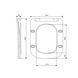 Сидіння для унітаза Qtap (Crow 490) з мікроліфтом Slim QT99SC6108W SD00052112 фото 2