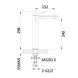 Змішувач для раковини Qtap Presto високий QTPRE269GRP45582 Graphite SD00051706 фото 2
