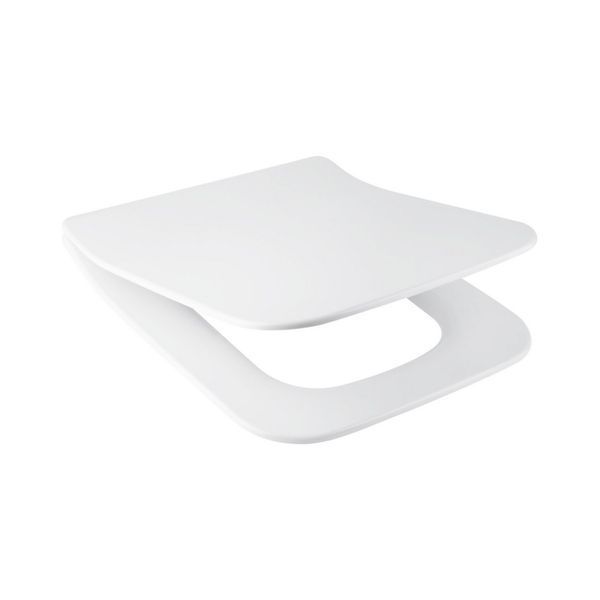 Сидіння для унітаза Qtap (Crow 520,640) з мікроліфтом Slim QT0599SC2170W SD00038756 фото