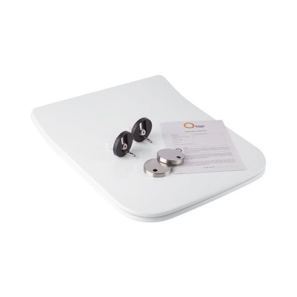 Сидіння для унітаза Qtap (Crow 520,640) з мікроліфтом Slim QT0599SC2170W SD00038756 фото