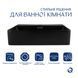 Комплект Qtap Nando LT: Раковина підвісна прамокутна 500х420х130 мм Matt Black + Донний клапан PU03O SD00053446 фото 3