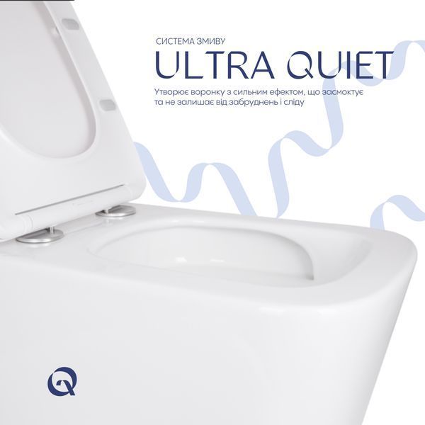 Унітаз підвісний Qtap Tern із сидінням Soft-close QT17332303ASW SD00050772 фото