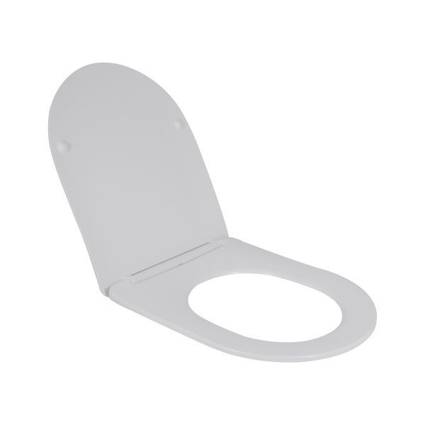 Сидіння для унітаза Qtap (Jay 490, Swan 490) з мікроліфтом Slim QT99SC6106W SD00052113 фото
