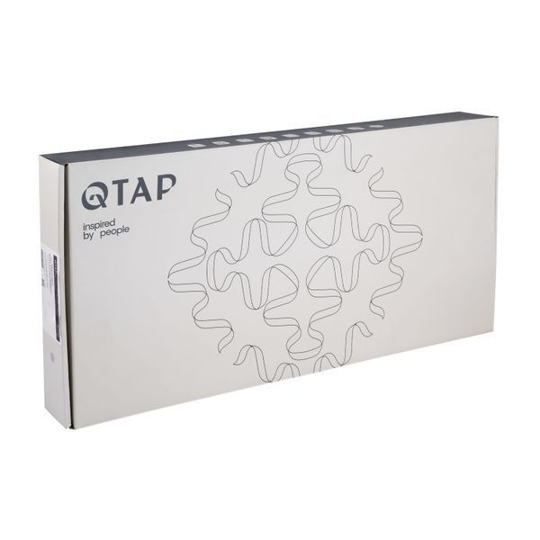 Змішувач для кухні Qtap Vlasta New з висувним виливом QTVLA344GMB45647 Gunmetal Black PVD SD00051771 фото