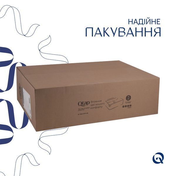 Раковина Qtap Albatross 720x460x180 White без донного клапана QT01113070CW SD00050372 фото