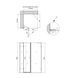 Душова кабіна Qtap CAPRICORN CRM1099SC6 90х90 см, скло Clear 6 мм, CalcLess, без піддона SD00039710 фото 2